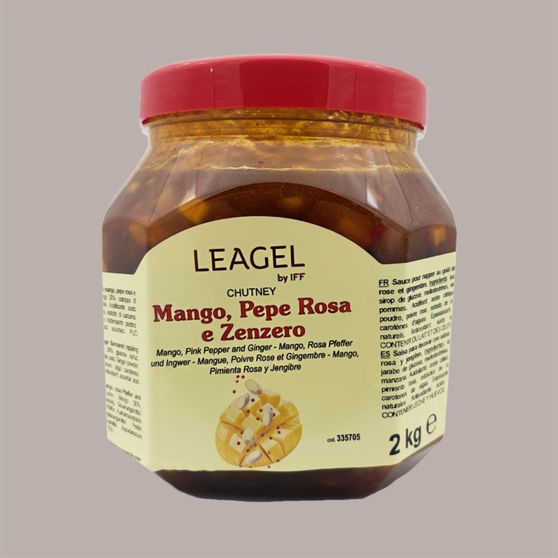 Chutney Mango Pepe Rosa e Zenzero Ideale per Gelato Leagel 2 Kg [f8b7401a]