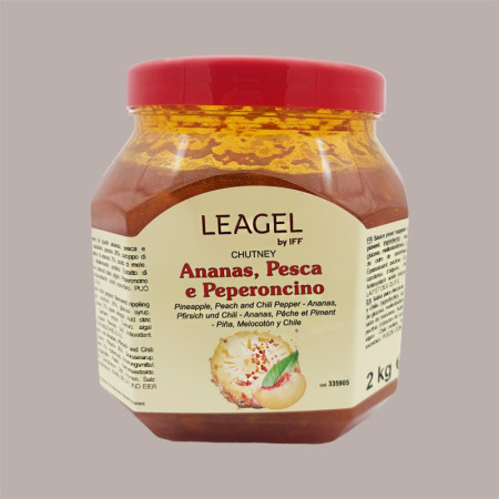 Chutney Ananas Pesca e Peperoncino Ideale per Gelato Leagel 2 Kg [d2385610]