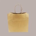 Borsa Carta Avana Shopper Base Larga Gelateria 25+15H24 cm 30 Pz [de7b2ccb]