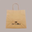 Borsa Carta Avana Shopper Base Larga Gelateria 25+15H24 cm 30 Pz [b040aec2]