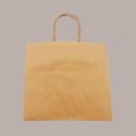 Borsa Carta Avana Shopper Base Larga Gelateria 25+15H24 cm 30 Pz [b510e9dc]