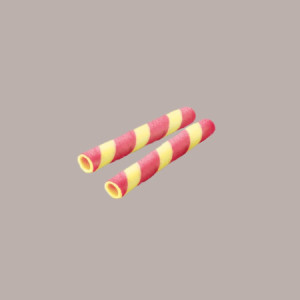 Sigarette Colorette Cialde Arrotolate per Gelato Giallo Rosso BUSSY 220 Pezzi [0da682e7]