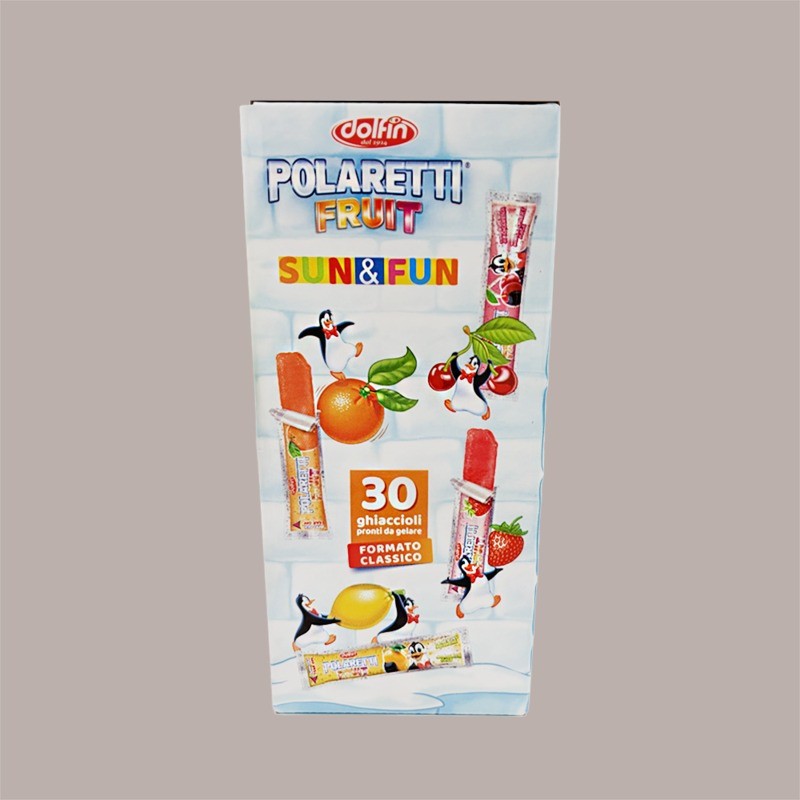 Polaretti Ghiaccioli Fruit da Gelare con Sorpresa OROLOGIO Edizione Limitata Dolfin 30 Pezzi [4ae82dd3]