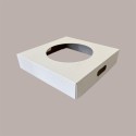 Coperchio Bianco in Carta per Cestino Raccolta Differenziata 38x38 cm 2 pezzi [2bbaf835]