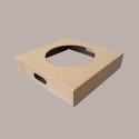 Coperchio Avana in Carta per Cestino Raccolta Differenziata 38x38 cm 2 pezzi [ac162034]