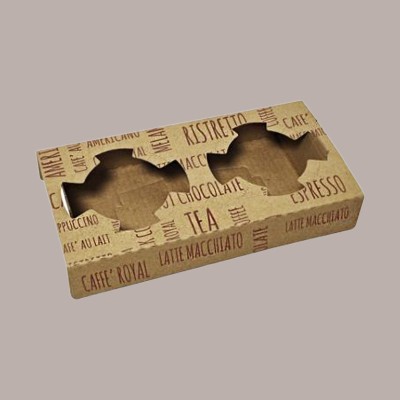 Vassoio Cestino Speed Porta 2 Bicchieri per Cappuccino 7oz 100 Pezzi [cfb6fd8e]