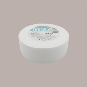 Base per Torta in Polistirolo Dm 15 cm H 5 cm 10 pezzi [f3a20465]