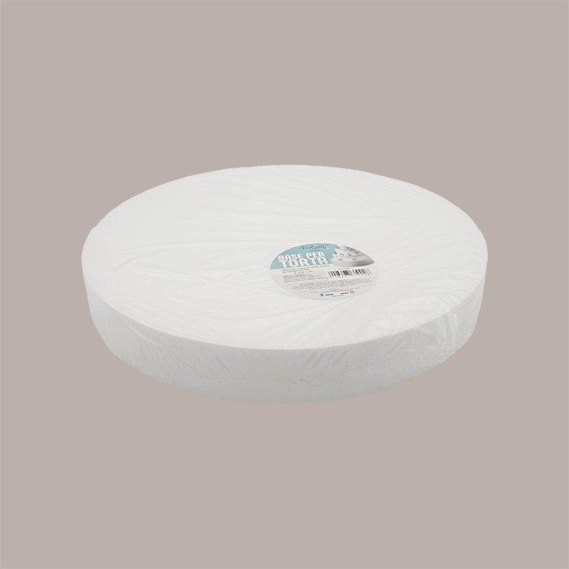 Base per Torta in Polistirolo Diametro 25 cm H 5 cm 10 pezzi [fdfbb566]