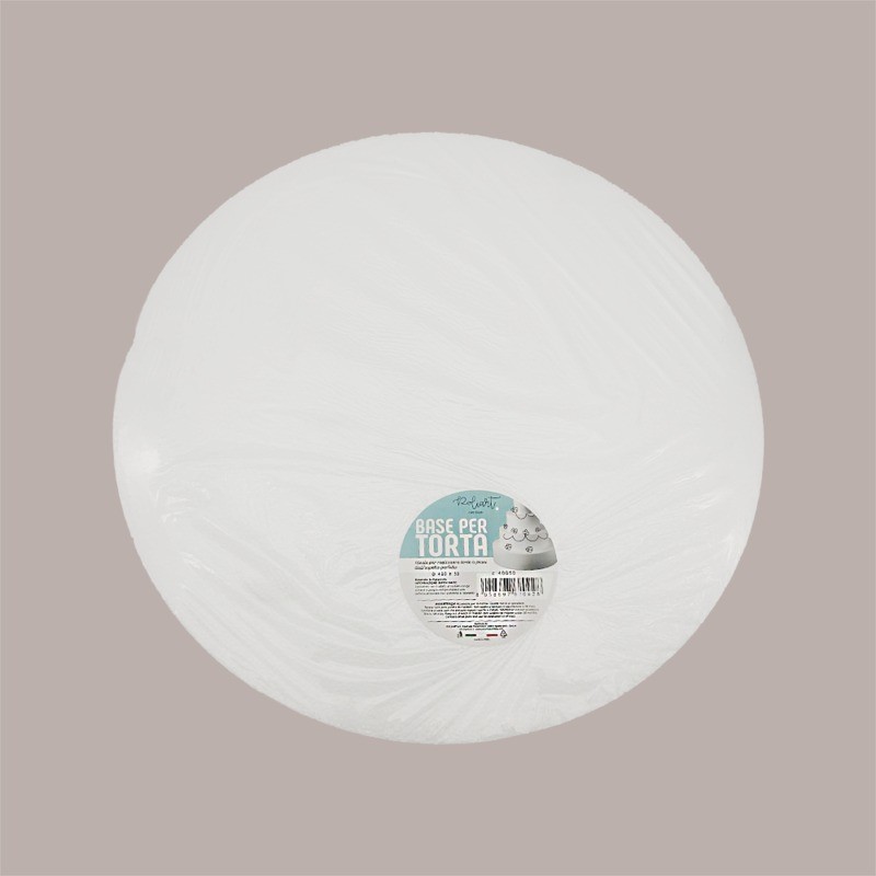 Base per Torta in Polistirolo Diametro 40 cm H 5 cm 5 pezzi [3bb3be7a]