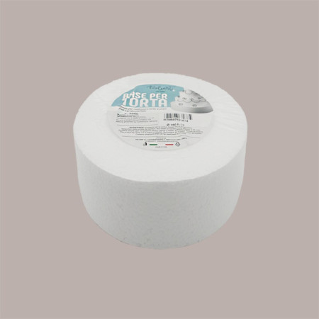Base per Torta in Polistirolo Diametro 15 cm H 10 cm 10 pezzi [588a0bbe]