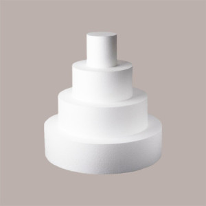 Base per Torta in Polistirolo Dm 15 H 7,5 cm 10 pezzi