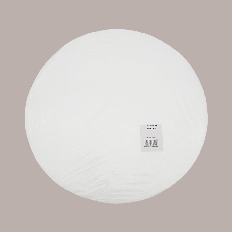 Base per Torta in Polistirolo Diametro 35 cm H 7,5 cm 5 pezzi [5287a64c]
