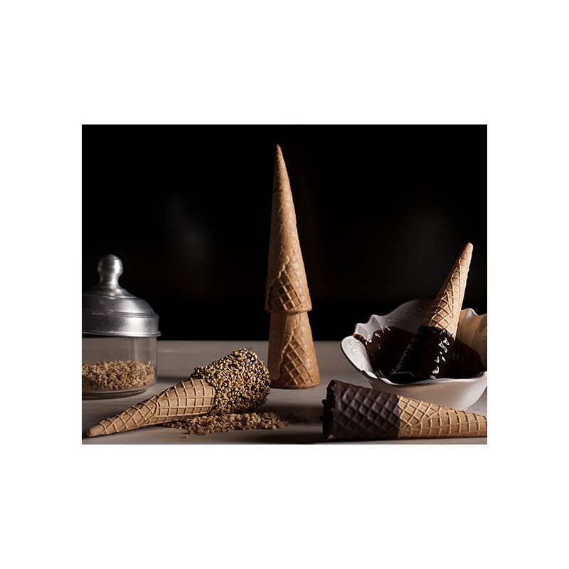 Cono Classic Cialda Arrotolata Gelato Dm45H180 Italcialde 192 pezzi [3439b081]