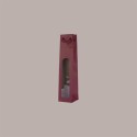 Shopper Busta in Carta per Bottiglie 250/500 ml  di Olio e Liquori Bordeaux Edition con Finestra 7,2+6,8x31 cm 20 Pez [194bced9]