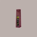 Shopper Busta in Carta per Bottiglie 250/500 ml  di Olio e Liquori Bordeaux Edition con Finestra 7,2+6,8x31 cm 20 Pez [c06d8dd4]