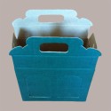 Scatola Astuccio Porta 2 Vasetti Salse Creme in Cartoncino Seta Verde 170x80H150mm 10 Pezzi [a88b6bdb]