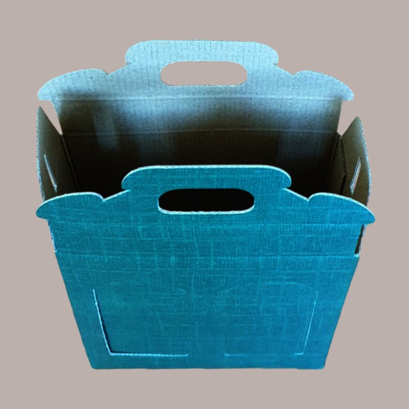 Scatola Astuccio Porta 3 Vasetti Salse Creme in Cartoncino Seta Verde 130x60H150mm 10 Pezzi [a08a24b9]