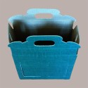 Scatola Astuccio Porta 3 Vasetti Salse Creme in Cartoncino Seta Verde 130x60H150mm 10 Pezzi [a08a24b9]