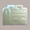 Scatola Astuccio Porta 2 Vasetti Salse Creme in Cartoncino Seta Oro 130x60H90mm 10 Pezzi [3124eba9]