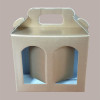 Scatola Astuccio Porta 2 Vasetti Salse Creme in Cartoncino Seta Oro 170x80H120mm 10 Pezzi [d1fe758c]