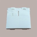 Scatola Astuccio Porta 1 Vasetto Salse Creme in Cartoncino Seta Bianco 90x90H100mm 20 Pezzi [d47dfc88]