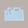Scatola Astuccio Porta 2 Vasetti Salse Creme in Cartoncino Seta Bianco 110x50H50mm 20 Pezzi [eb3d7cfc]