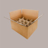 Scatola in cartone Porta 12 Bottiglie di Olio e Vino Piccole 40x30 H 25 cm + Alveare di Contenimento Interno 10 Pezzi [f6eef119]
