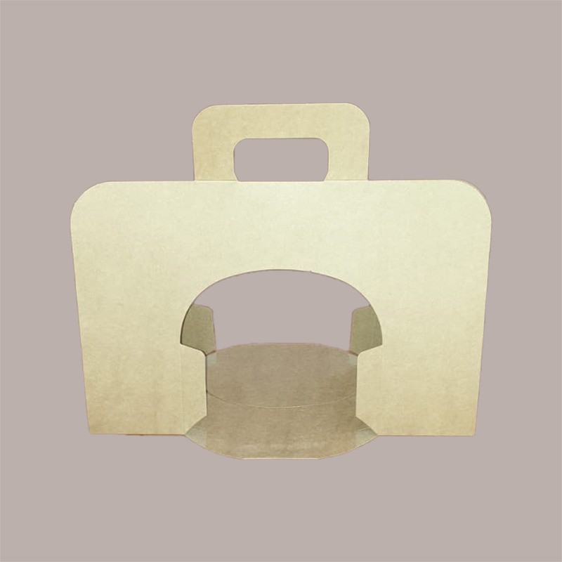 Scatola Astuccio Carta Marrone Economica Strip per Panettone o Colomba da 500g  220x155H195mm 20 pezzi [27eccd4a]
