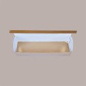 10 Pz Cofanetto Porta 1 Bottiglia 750 ml Champagne Cantinetta Stesa in Carta grafica Seta Oro 330x100H100mm [bac273cc]