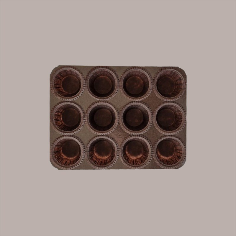 Teglia Usa e Getta Stampo in Carta Forno per Mini Soufflè 12 Porzioni 10 pezzi [3392acf4]