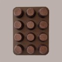 Teglia Usa e Getta Stampo in Carta Forno per Mini Soufflè 12 Porzioni 10 pezzi [81df2aee]