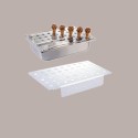 Espositore in Plexiglass Porta Mini Coni per Vaschetta Gelato 36x25 cm [9ce363ac]