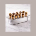 Espositore in Plexiglass Porta Mini Coni per Vaschetta Gelato 36x25 cm [b226d7fb]