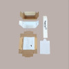 50 Pz Vaschetta per Gelato Completamente in Carta Papergel 750gr