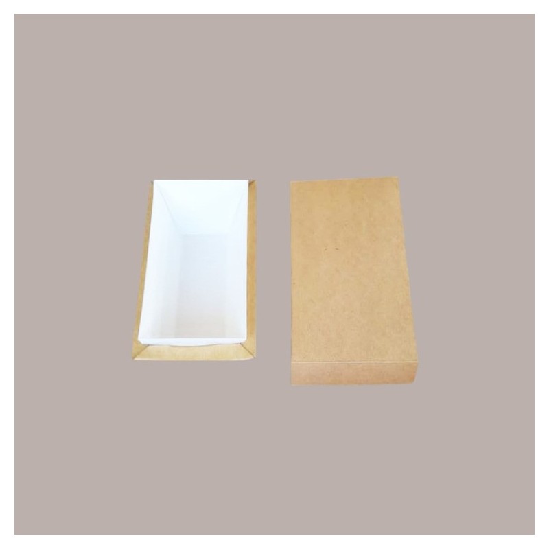 50 Pz Vaschetta per Gelato Completamente in Carta Papergel 500gr