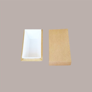 50 Pz Vaschetta per Gelato Completamente in Carta Papergel 350gr