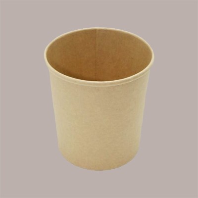 Contenitore Soup Bucket Colore Avana Neutro per Alimenti Caldi e Freddi 750 cc 50 Pezzi [eec3e96f]