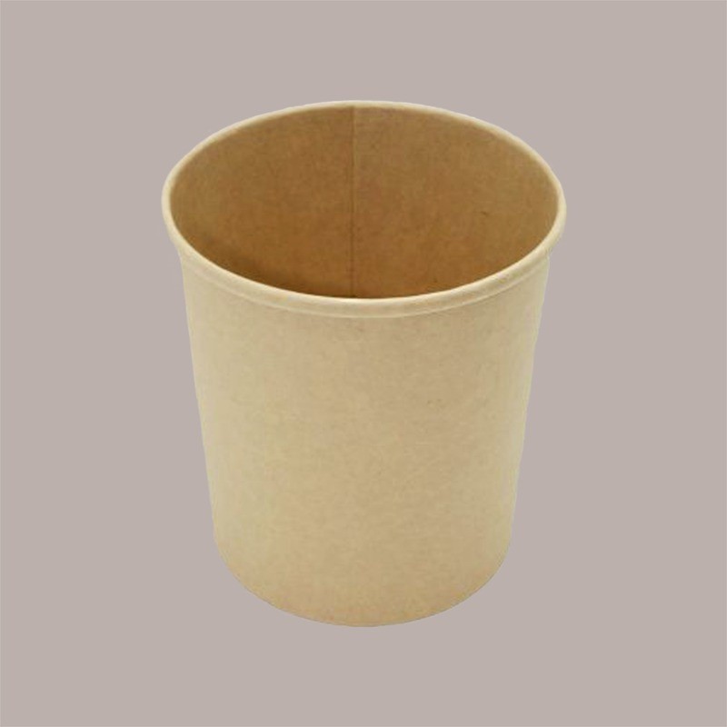 Contenitore Soup Bucket Colore Avana Neutro per Alimenti Caldi e Freddi 750 cc 50 Pezzi [eec3e96f]