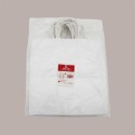 Shoppers Busta Carta Bianca con Manico Cordino 28+20 H 31 cm gr 100 50 Pezzi [ff81eeb3]