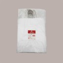 Shopper Busta Carta Bianca con Manico Cordino 22+10 H 29,5 cm gr 100 50 Pezzi [767487b1]