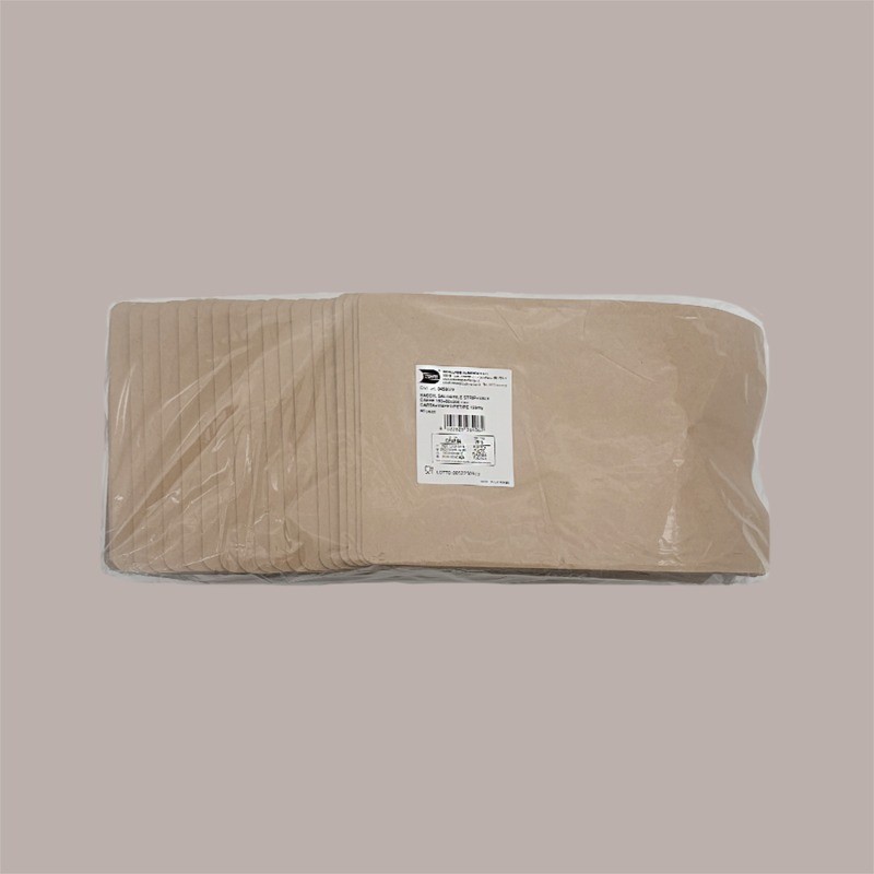 Sacchetto in Carta Avana con Strip con Valvola Caffè 160+80x260 mm 50 Pezzi [913399d3]