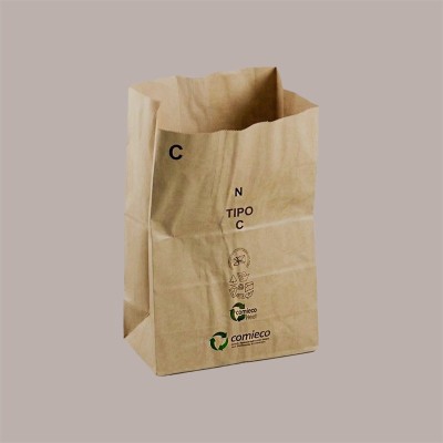 Sacchi Rinforzati in Carta Avana per Raccolta Rifiuti da Giardino Foglie ed Erba tipo C capacità 100 Lt 20 Pezzi [02889ca8]