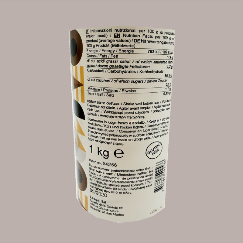 Topping Zhero al Gusto Cioccolato Senza Zuccheri per Gelati e Dessert Leagel 1 kg [f80a17fe]