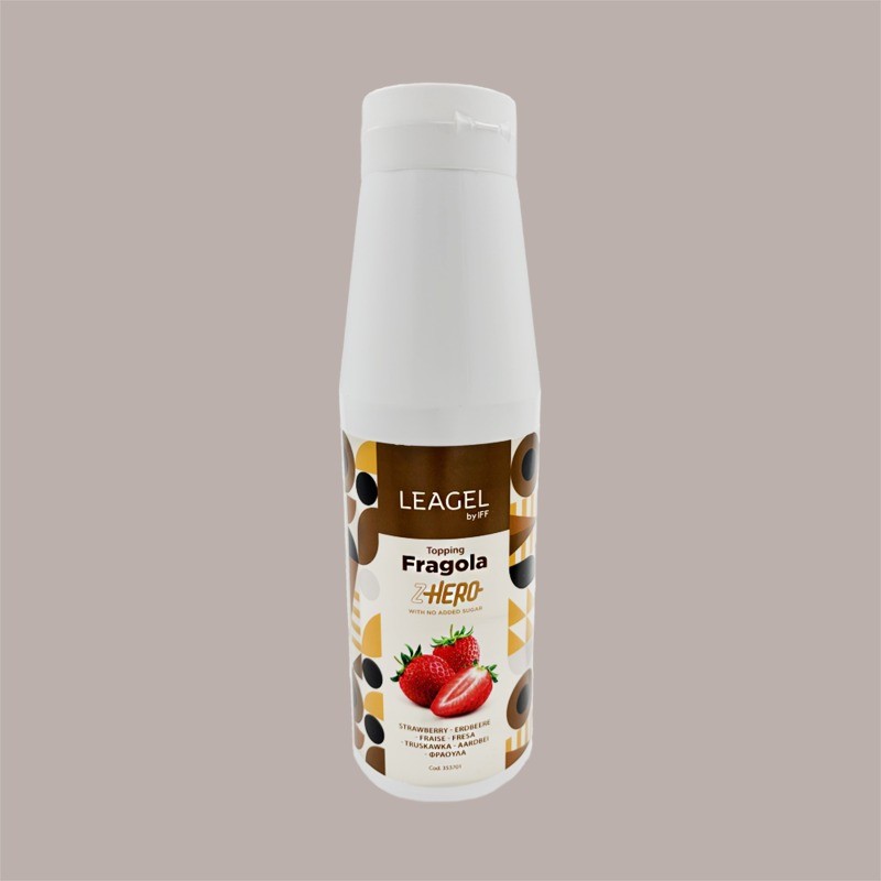 Topping Zhero al Gusto Fragola Senza Zuccheri per Gelati e Dessert Leagel 1 kg [5170531f]