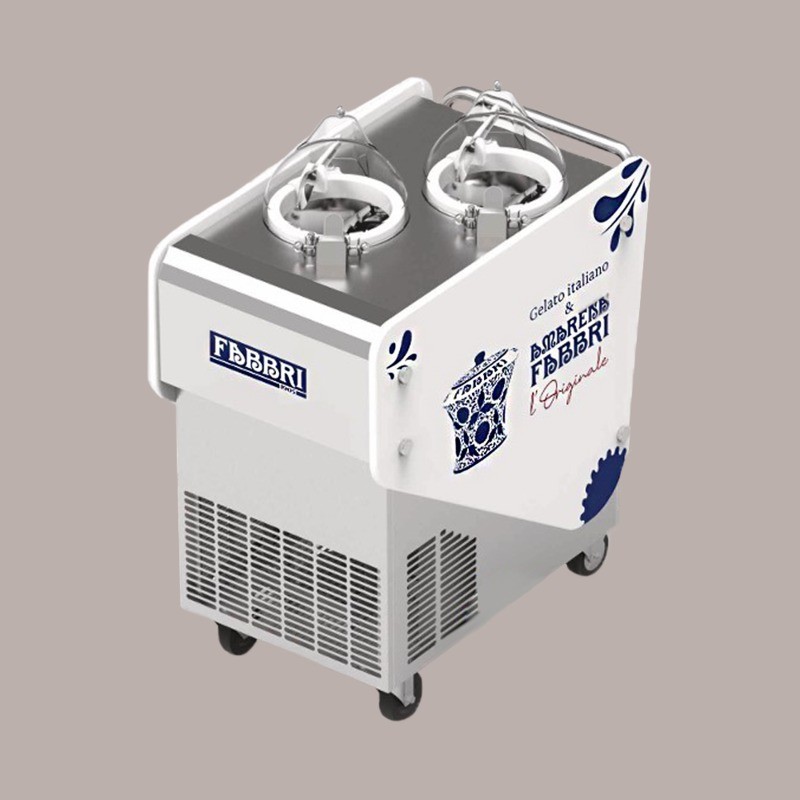 Macchina Mantecatore per Gelato Miles DC Gelato Cart Mobile V2 con 1000 euro Prodotti Promozionali FABBRI [84032c44]