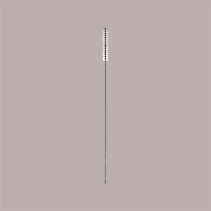 Kit Lavaggio per Cannucce Riutilizzabili (1 Cestello in PP Nero 25 Scomparti + 1 Scovolino in Acciao)