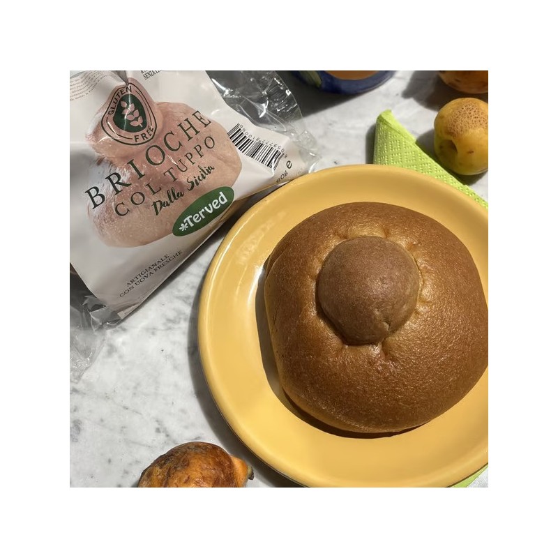 Brioche Siciliane col Tuppo Senza Glutine Imbustate Singolarmente 10 pezzi [0da89ca7]