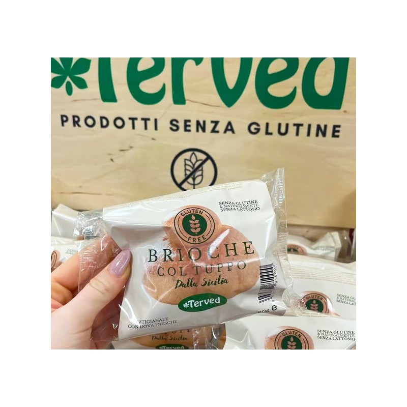 Brioche Siciliane col Tuppo Senza Glutine Imbustate Singolarmente 10 pezzi [bab55da3]