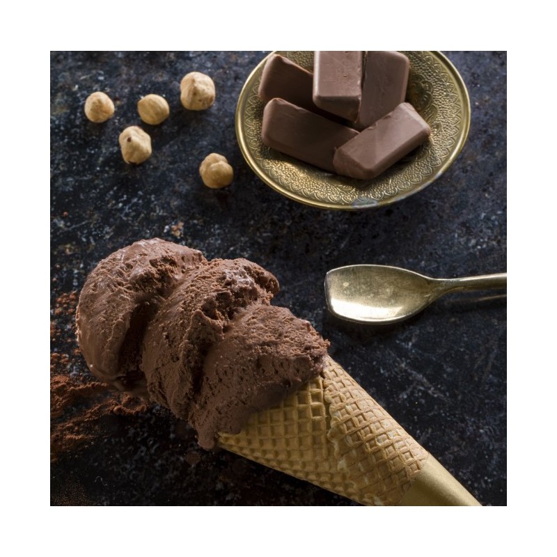 Pasta Crema Gianduiotto per Gelato con Nocciola IGP delle Langhe Pernigotti 4 kg [b26081a8]