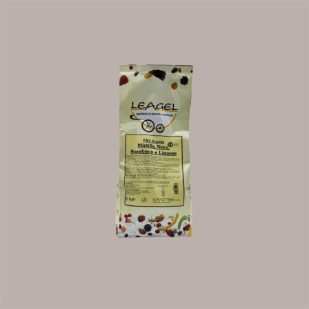 Preparato in Polvere per Granita Mirtillo Nero Sambuco e Limone Leagel 2 kg [ecea1aa4]